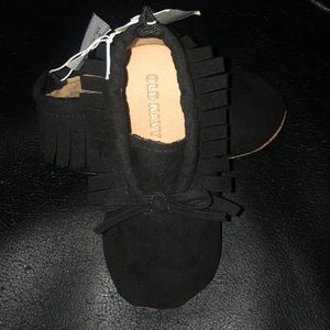 Black moccasins